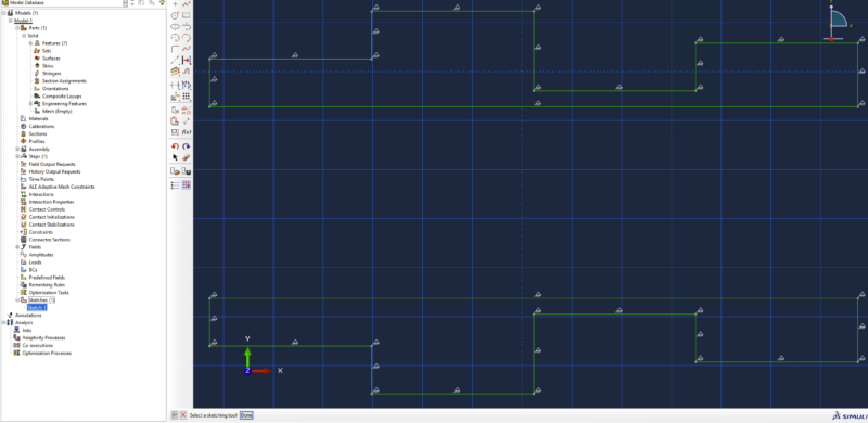 Abaqus/CAE: Create model with beam elements from CAD solids - PLM Blog ...