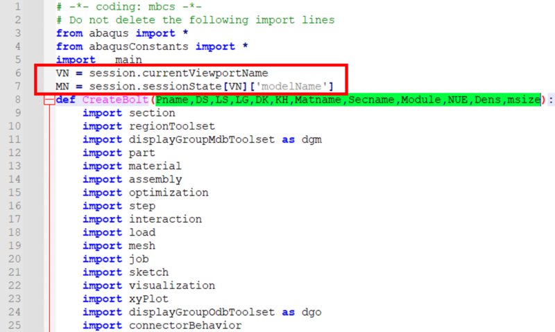 RSG Dialog Builder in Abaqus/CAE – Generation of screws - PLM Blog ...